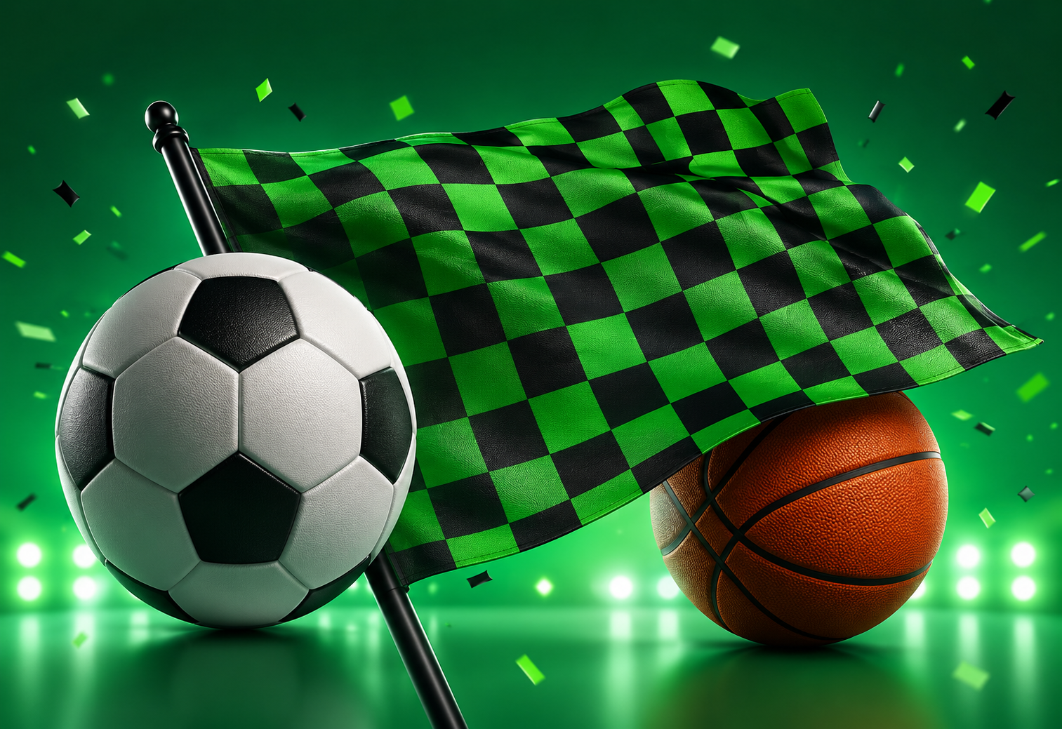 Live sports betting action